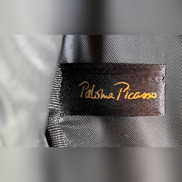 EUC Paloma Picasso Vegan Black Croc Travel Cosmetic Makeup Beauty Case Bag - Picture 9 of 9